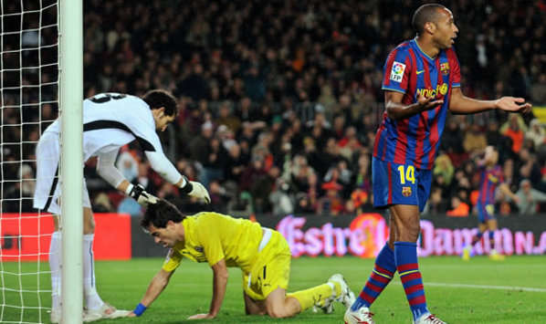 Diego Lopez, Thierry Henry, Barcelona, Villarreal (Getty Images)