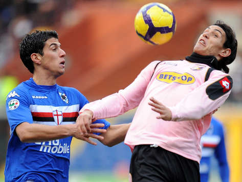 Rossi & Cavani - Sampdoria-Palermo - Serie A (Getty Images)