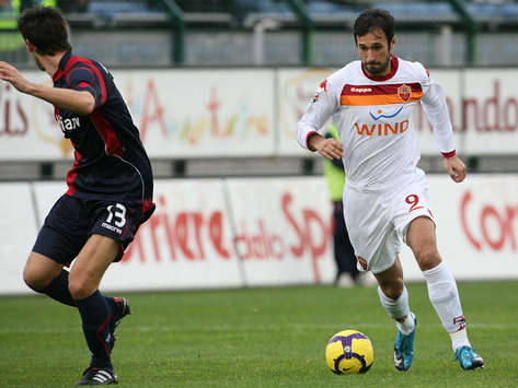 Mirko Vucinic - Cagliari-Roma - Serie A (Getty Images)
