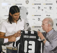 Abreu - Zagallo - Botafogo (Botafogo.com.br)