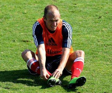 Arjen Robben injured injury FC Bayern München Munchen Muenchen Munich (Bongarts/Getty-Images)