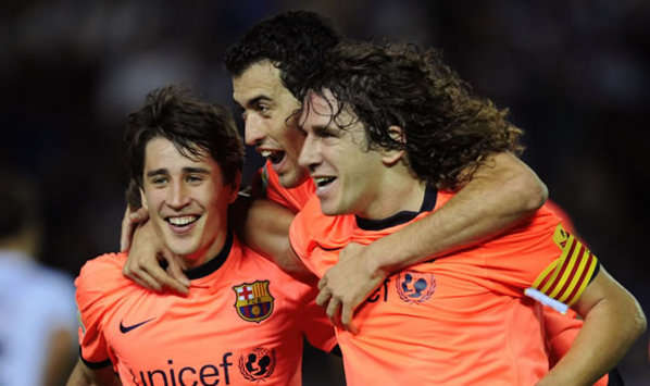 Bojan, Busquets, Puyol, Tenerife, Barcelona (Getty Images)