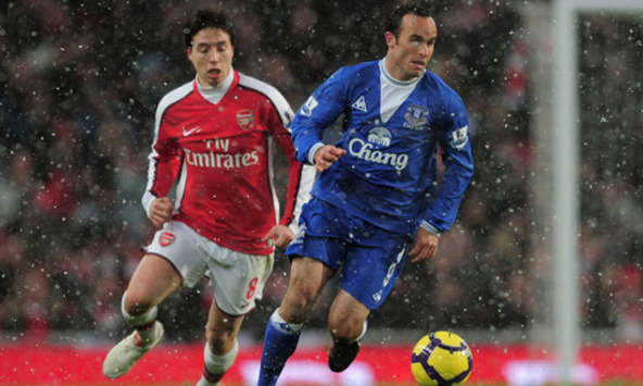 Landon Donovan, Everton; Samir Nasri, Arsenal (Getty Images)