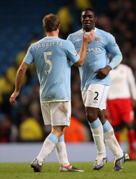 Micah Richards got on the scoresheet to complete Manchester City's 4-1 rout of Blackburn Rovers. (Getty Images)