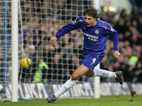 Hernan Crespo of Chelsea
