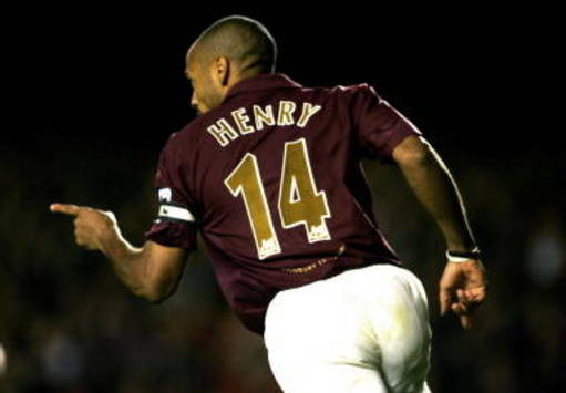 Thierry Henry of Arsenal