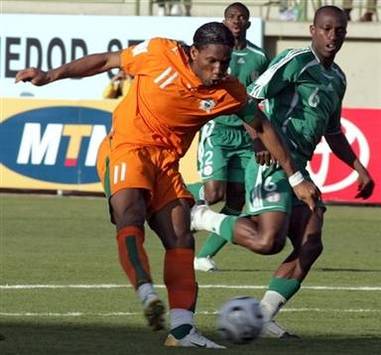 African Cup: Drogba (Ivory Coast) stuns Nigeria in semis (AFP)