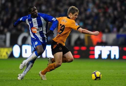 EPL: Kevin Doyle - Thomas Hendry, Wolves v Wigan Athletic (Getty Images)