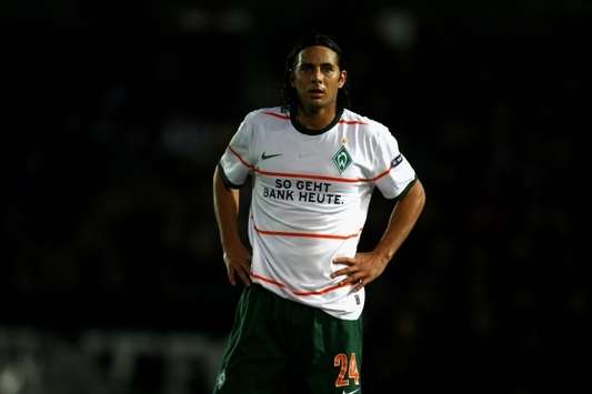 Torjäger Claudio Pizarro von Werder Bremen (Getty Images/Bongarts)