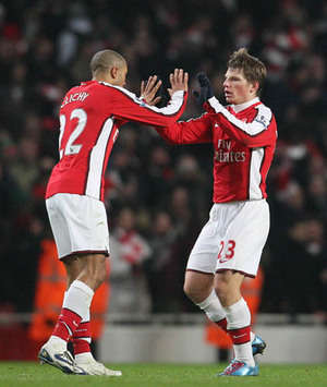 EPL : Gael Clichy & Andriy Arshavin (Arsenal)