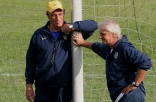 Alfio Basile junto a Jorge Ribolzi