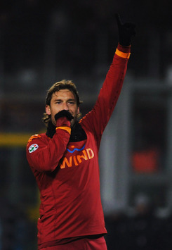 Francesco Totti in Juventus-Roma - Serie A