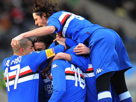 Sampdoria celebrating - Udinese-Sampdoria - Serie A (Getty Images)