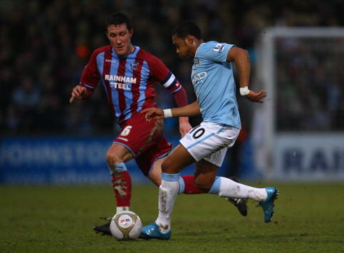FA Cup: Robinho - Cliff Byrne, Scunthorpe United v Manchester City (Getty Images)