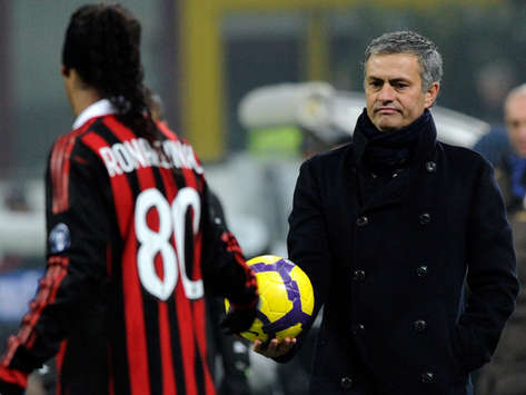 Ronaldinho & Mourinho - Inter-Milan - Serie A (Getty Images)