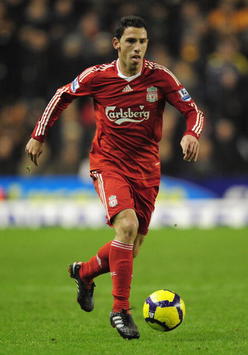 EPL: Maxi Rodriguez , Wolverhampton Wanderers v Liverpool (Getty Images)