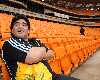 Diego Maradona at Soccer City Stadium - Johannesburg