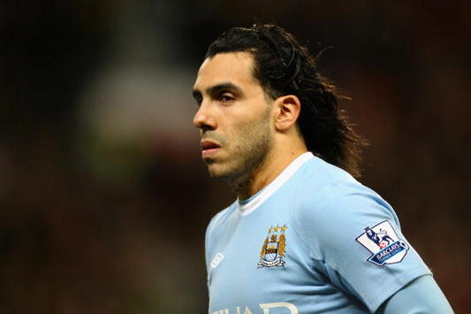 CC: Carlos Tevez , Manchester United v Manchester City (Getty Images)