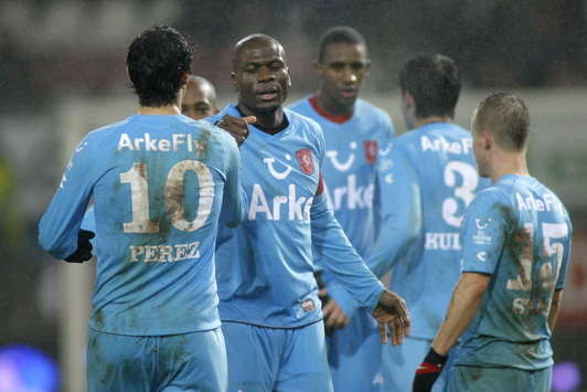KNVB beker: Blaise N'Kufo and Kenneth Perez, Sparta Rotterdam - FC Twente (foto PROSHOTS)