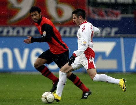Tosic setzt sich gegen Teber durch (Bongarts/Getty)