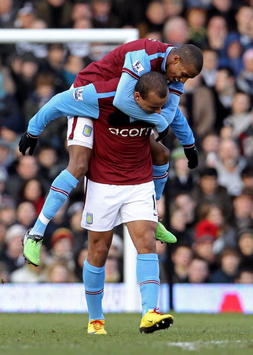 EPL: Gabriel Agbonlahor, Fulham v Aston Villa (Getty Images)