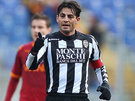 La grinta di Simone Vergassola dopo il goal alla Roma (Getty Images)