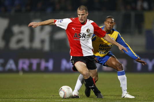 Feyenoord - RKC, Vlaar and Idabdelhay (foto PROSHOTS)