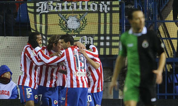 Atletico Madrid, Racing Santander (Getty Images)