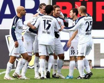 Turkcell Süper Lig: Kasımpaşasporlu futbolcuların gol sevinci
