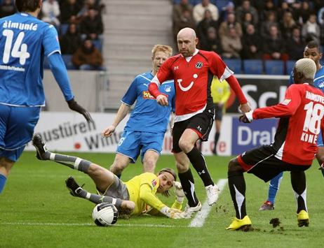 Hoffenheim - Hannover: Getümmel im Strafraum (Bongarts/Getty)