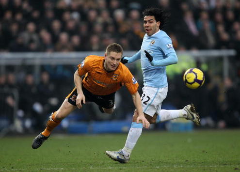 EPL: Andy Dawson - Carlos Tevez, Hull City v Manchester City (Getty Images)