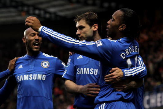 EPL: Didier Drogba, Chelsea v Arsenal (Getty Images)