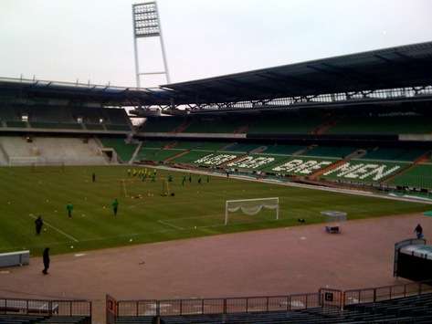 Geheimtraining bei Werder Bremen, vor dem DFB-Pokalspiel gegen Hoffenheim (GOAL.COM)