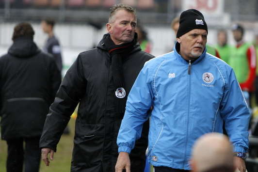 Adri van Tiggelen and Ed van Venrooij, Sparta Rotterdam (foto PROSHOTS)