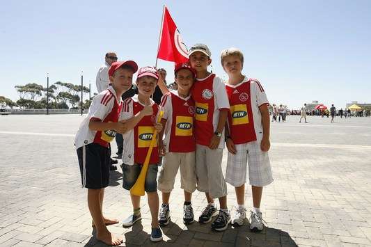 Fans of Ajax Cape Town