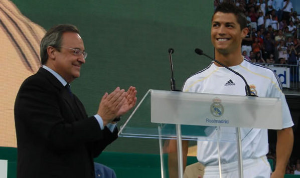 Florentino Perez, Cristiano Ronaldo, Real Madrid (Goal.com)