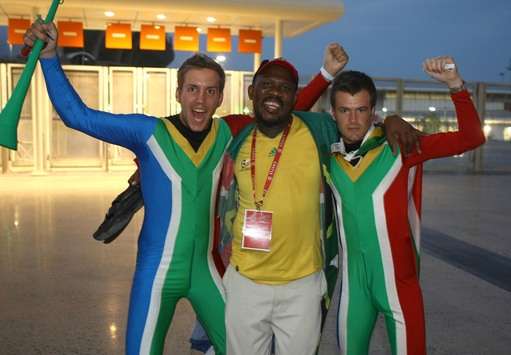 South African fans - Bafana supporters
