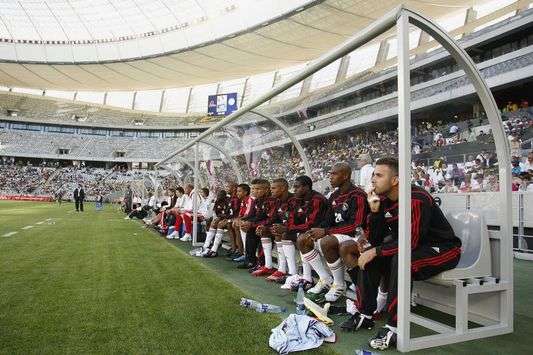 Substitutes Bench at Cape Town Stadium