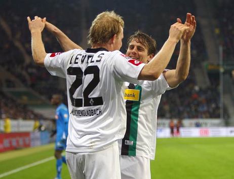 Tobias Levels und Marcel Meeuwis beim Jubel (Bongarts/Getty)