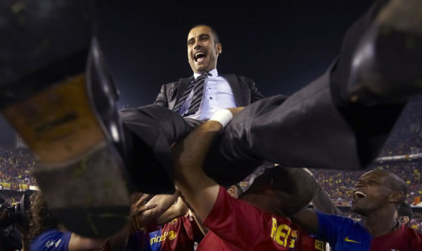 Pep Guardiola, Barcelona (Getty Images)