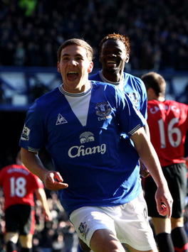 EPL: Dan Gosling, Everton v Manchester United (Getty Images)