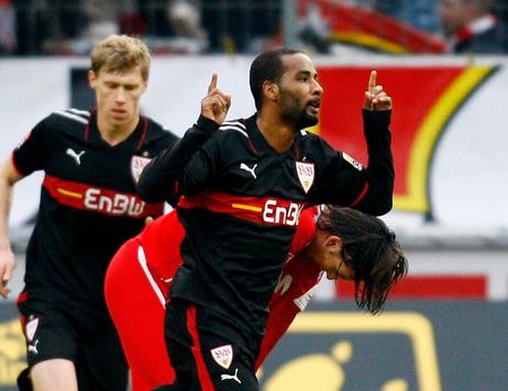 Bundesliga 1. FC Köln - VfB Stuttgart: Cacau scores hattrick (Bongarts/Getty)
