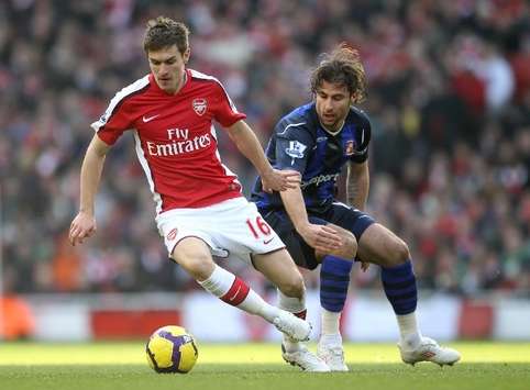 EPL: Aaron Ramsey - Lorik Cana, Arsenal v Sunderland (Getty Images)