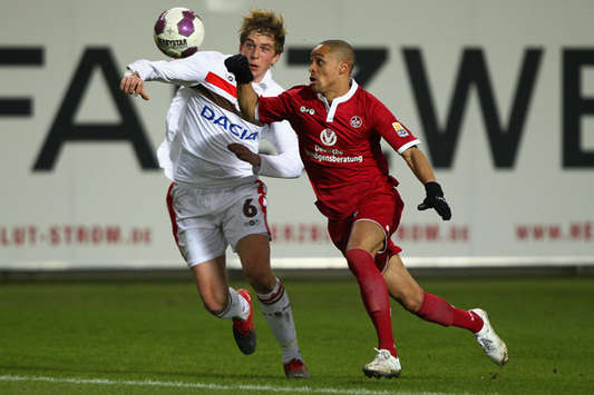 2. Bundesliga: 1. FC Kaiserslautern - FC St. Pauli, Sidney Sam, Bastian Oczipka (Getty Images)