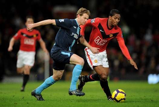 EPL: Antonio Valencia - Jonathan Spector, Manchester United v West Ham United (Getty Images)