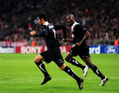 Şampiyonlar Ligi: Gourcuff ve Ciani (Bordeaux) (Getty Images)