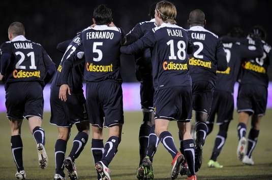 Fransa: Bordeaux futbolcularının gol sevinci