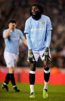 FA Cup: Emmanuel Adebayor, Stoke City v Manchester City (Getty Images)