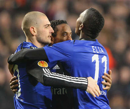 Europa League: PSV Eindhoven – Hamburger SV, Petric and Elia (Bongarts / Getty Images)