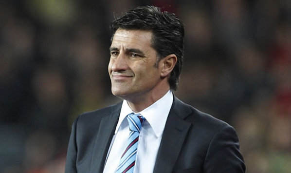 El técnico Míchel se lamenta en un partido del Getafe (Getty Images)